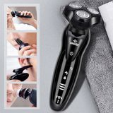  Máy Cạo Râu Cầm Tay Đa Năng 3 Vòng Lưỡi Xoay Tiện Dụng 