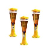  Tháp Đựng Bia 3L Vân 3D Có Lõi Đá Giữ Lạnh Và Đèn Led 