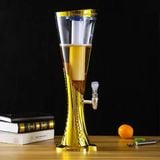  Tháp Đựng Bia 3L Vân 3D Có Lõi Đá Giữ Lạnh Và Đèn Led 