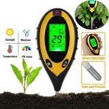  Máy Đo Độ PH Đất Điện Tử Đa Năng 4 Trong 1 