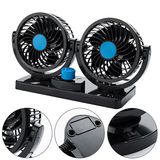  Quạt Đôi Xoay 360 Độ Dùng Trên Ô Tô Tiện Dụng 