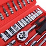  Bộ Tuýp 1/4" Inch 46 Món Đa Năng Dùng Sửa Chữa Ô Tô Xe Máy 