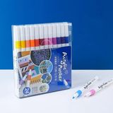  Bút Màu Acrylic Marker Màu Siêu Bền Chống Thấm Nước Cao Cấp 