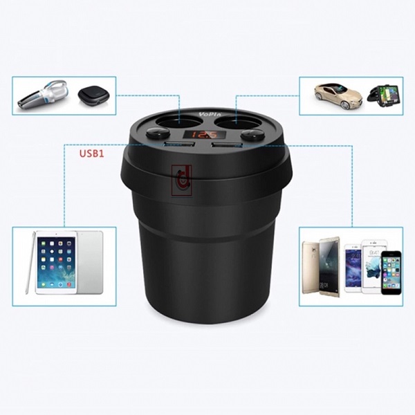 Cốc Sạc Ô Tô 6 In 1 P124