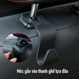  Combo 2 Móc Treo Đồ Gắn Ghế Sau Chịu Lực Cực Tốt 