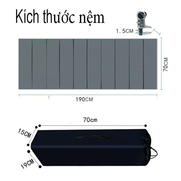 Đệm Ngủ Trưa Văn Phòng Gấp Gọn (1 Người) T156