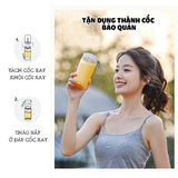  Máy Xay Sinh Tố Mini Cầm Tay 350ml Sạc Pin Tiện Lợi 