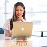  Giá Đỡ Laptop, Macbook Gấp Gọn, Điều Chỉnh Độ Cao Thông Minh Y116 