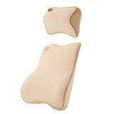  Bộ gối đầu và tựa lưng ô tô cao su non cao cấp P113 