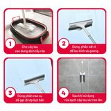  Cây Lau Chùi Kính Đa Năng 2 Đầu Trong 1 