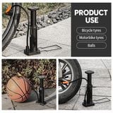  Bơm Xe Máy, Xe Đạp Mini Đầu Van Đa Năng 