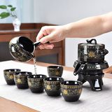  Bộ Ấm Chén Trà Đạo Cối Xay Họa Tiết Sang Trọng 
