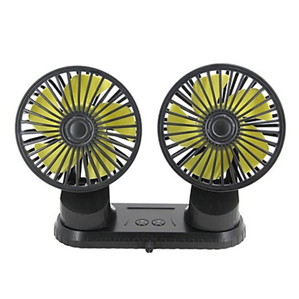 Quạt Đôi Cắm Điện USB Mini Xoay 360 Độ Tiện Ích