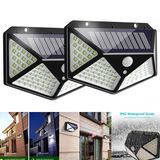  Đèn Năng Lượng Mặt Trời 3 Chế Độ Cảm Biến Hồng Ngoại 100 Led 