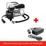  Máy Bơm Lốp Xe Máy Kèm Bộ Chuyển Đổi Điện Tiện Dụng 