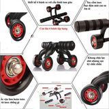  Con Lăn Tập Cơ Bụng 4 Bánh Chống Trượt 