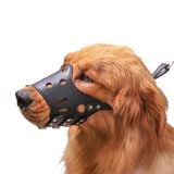  Rọ Mõm Thú Cưng Chất Liệu Da Siêu Bền Có Đai Nới 