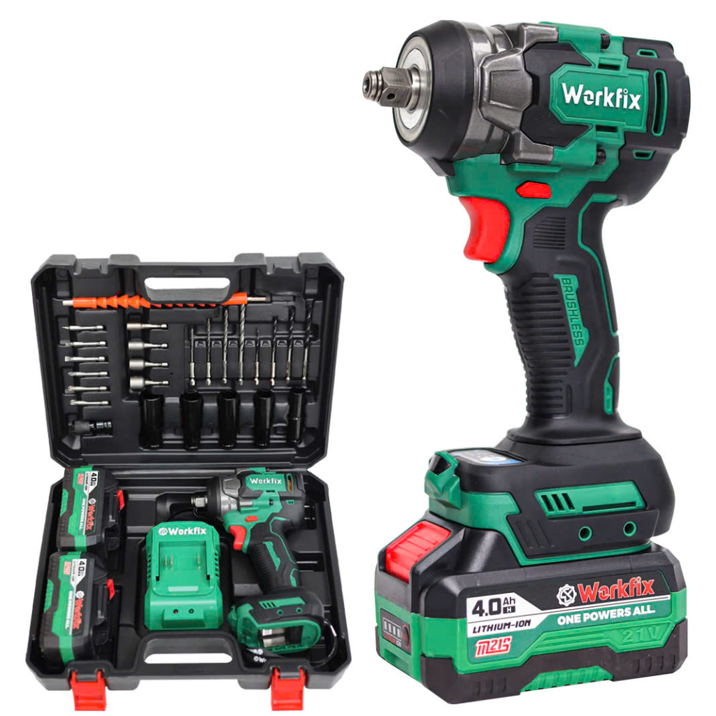 Máy Siết Bulong Dùng Pin Workfix WF-IW470N