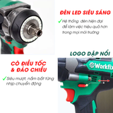  Máy Siết Bulong Dùng Pin Workfix WF-IW470N 