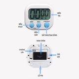  Đồng Hồ Bấm Giờ Mini Màn Hình LCD Tiện Dụng 