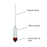  Dụng Cụ Đo Nồng Độ Cồn Rượu Thủy Tinh Siêu Bền 