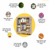  Tủ Vải Khung Gỗ 3 Ngăn Có Lót Vải Cỡ Lớn 