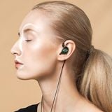  Tai Nghe Nhét Tai TM01 Có Dây Móc Qua Vành Tai Chống Ồn Hiệu Quả (Màu Đỏ) 