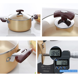  Bộ Nồi Nhôm Có Nắp Kính Chịu Nhiệt Siêu Tốt 