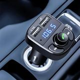  Tẩu Sạc Điện Thoại Bluetooth Kiêm Nghe Nhạc Âm Thanh Rõ Nét 