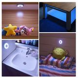  Đèn Led 3 Màu Đa Năng Dán Trần Ô Tô Đế Nam Châm 