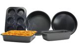  Set 5 Khuôn Nướng Bánh Thép Cacbon Chống Dính 