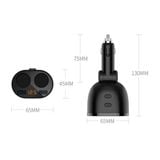  Bộ Chia Tẩu Sạc 2 Cổng USB Đa Năng Màn Hình Điện Tử HY-16 