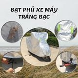  Bạt Trùm Xe Máy Tráng Nhôm Che Nắng Mưa 