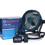  Quạt Điện Dùng Pin Boshun Đa Đăng Siêu Bền 