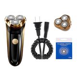  Máy Cạo Râu 3 Lưỡi Sử Dụng Pin Sạc Tiện Dụng 
