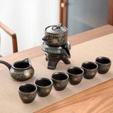  Bộ Ấm Chén Trà Đạo Cối Xay Họa Tiết Sang Trọng 