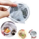  Combo 500 Túi Lưới Lọc Rác Bồn Rửa Chén Bát Có Đầu Chun Co Giãn 