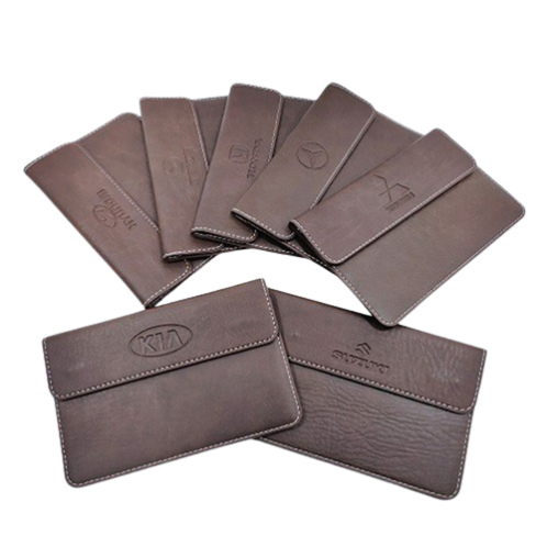 Ví Da Đựng Giấy Tờ Xe Ô Tô, In Nổi Logo Theo Hãng