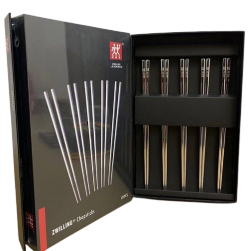 Bộ 5 Đôi Đũa Zwilling Của Đức Kèm Hộp Đựng Sang Trọng