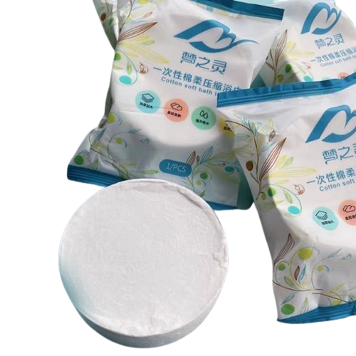 Khăn Tắm Cotton Dạng Nén Nhỏ Gọn Dành Cho Du Lịch