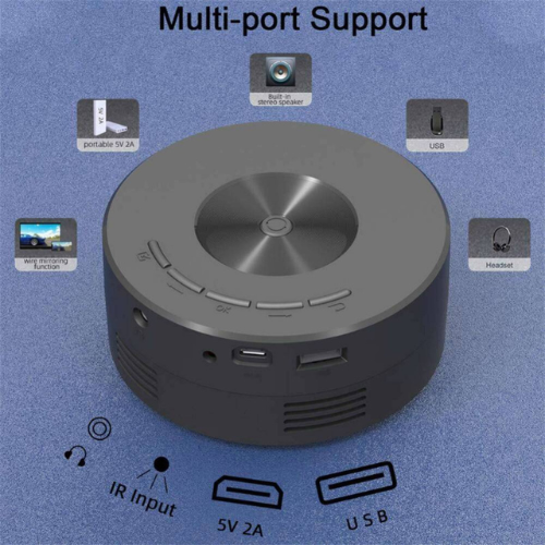 Proyector Redondo para Celular: Cine Portátil en Tus Manos - Proyector redondo para celular