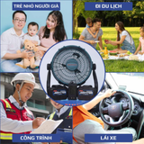  Quạt Điện Dùng Pin Boshun Đa Đăng Siêu Bền 