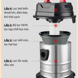  Máy Hút Thổi Bụi Công Nghiệp Siêu Mạnh 