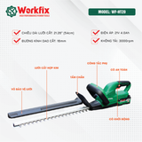  Máy Cắt Tỉa Hàng Rào, Cây Cảnh Workfix 
