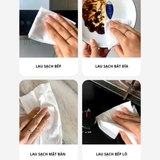  Khăn Ướt Lau Bếp Chuyên Dụng Siêu Sạch An Toàn 
