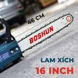  Máy Cưa Xăng Lam Xích 58CC 16inch Boshun 