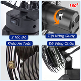  Quạt Điện Boshun 8inch 2 Tốc Độ Cao Cấp 