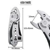  Dụng Cụ Đa Năng 4 Trong 1 Tiện Dụng - Kìm, Mỏ Lết, Dao, Tua Vít 