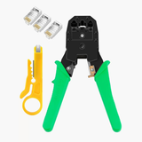  Bộ Sản Phẩm Kìm Bấm Mạng, Hạt Mạng Nhựa Và Hộp Test Mạng Cao Cấp 