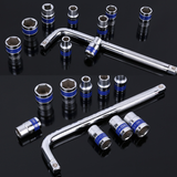  Bộ Khẩu (Bộ Tuýp) 10 Món 1/2" Cần L Hỗ Trợ Thợ Máy 
